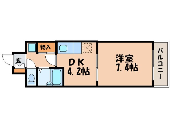 ブロンセ東寺の物件間取画像